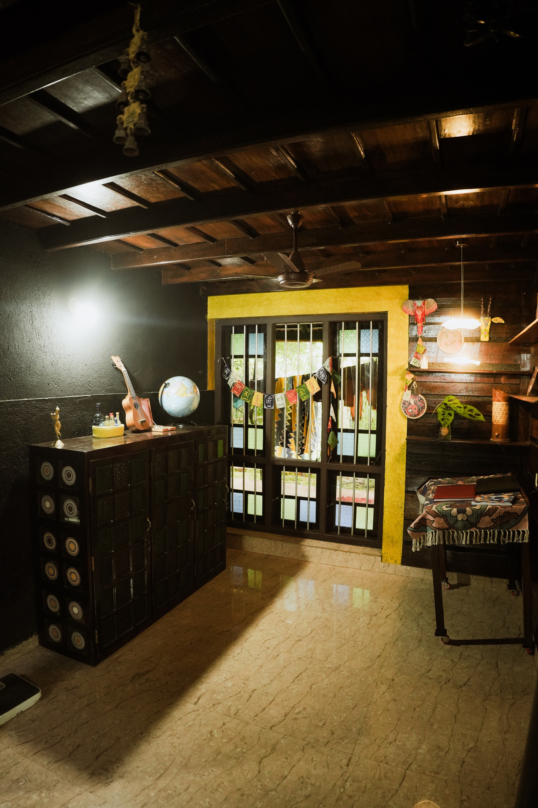 Bright study and reading room